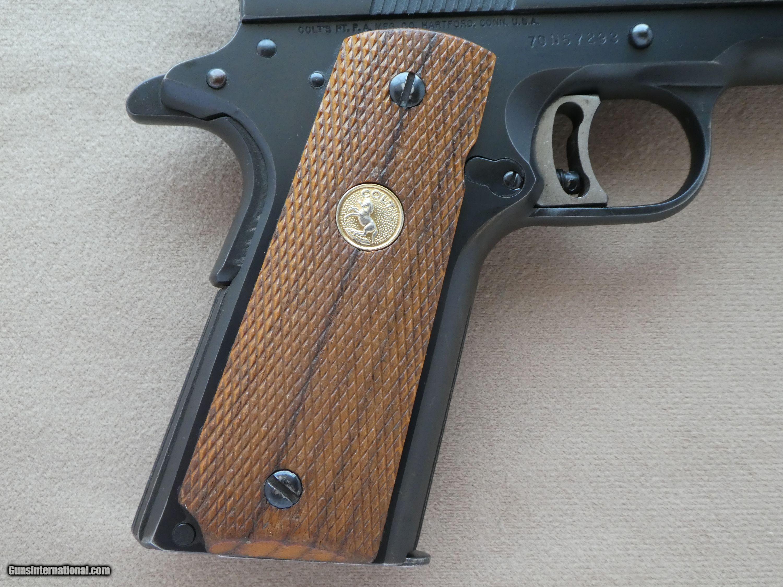 Colt National Match Serial Numbers